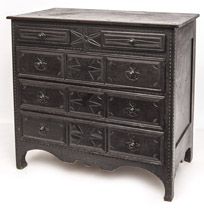 Country Carved Hepplewhite Chest