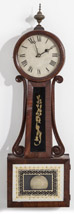 Early Mahogany Banjo Clock
