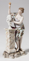 Volkstedt Porcelain Figure of Sculptress
