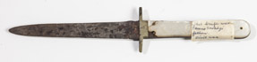Civil War Dagger of Thomas Snoddy 21 KY Infantry