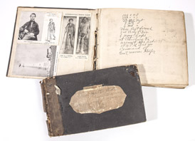 Scrapbooks of Corpl. H.J. Peter 126th OVI Andersonville Prison Account