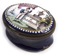 Admiral Nelson Memorial Enameled Patch Box