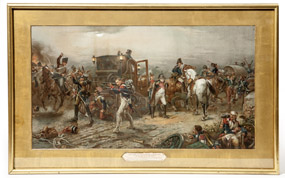 Chromo Capture of Napoleon's Carriage