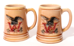 Pair of Rookwood Pottery Wiedemann Mugs