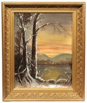 Thomas Corwin Lindsay (Ohio) Oil Painting