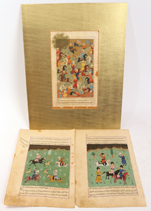 Moghal Illuminated Manuscript Pages