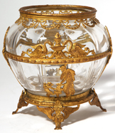 Ormolu Mounted Cut Glass Vase