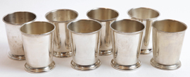8 Sterling Silver Julep Cups by Poole Co.