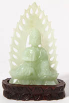 Chinese Carved Jade Buddha