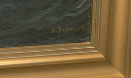 SIGNATURE OF OIL PAINTING