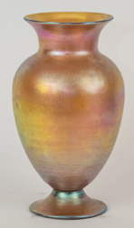 L.T. Tiffany Gold Favrile Vase