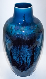 Monumental Rookwood Iris Glaze Experimental Vase by Sara Sax