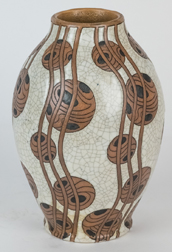 Charles Catteau Art Deco Pottery Vase