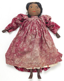 Folk Art African American Doll
