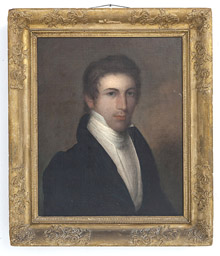 Early Oil Portrait of Young Gentleman