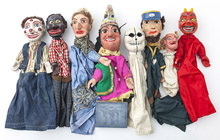 Punch & Judy Puppet Show Set