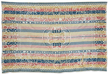 Rare Steamboat Coverlet