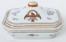 Chinese Export Porcelain Covered Dish
