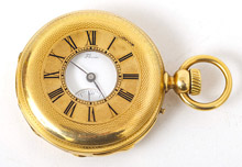 Very Rare Charles Henry Groslaude & Cie Repeater 18k Gold Pocket Watch