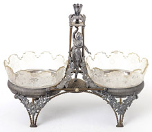 Fine Victorian Figural Silver Plated Table Piece