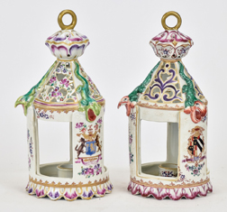 Pair Chinese Export Candle Lanterns