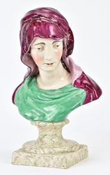 Large Staffordshire Bust