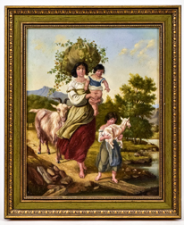 Oil Painting of Peasants