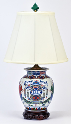 Chinese Porcelain Vase into Lamp