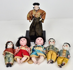 Six Japanese Dolls