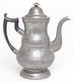 Sellew Pewter Coffee Pot