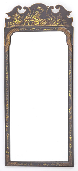 Queen Anne Japanned Mirror