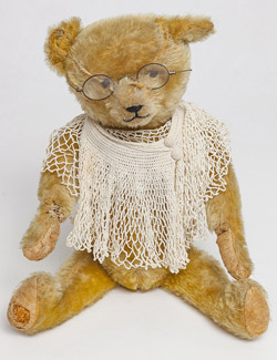 Mohair Straw Filled Teddy Bear