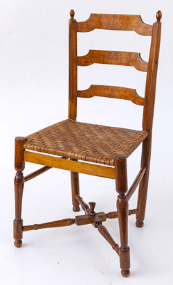 Unusual American Hepplewhite Country Chair