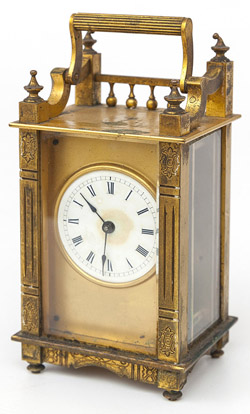 Fine Gilt Brass Carriage Clock