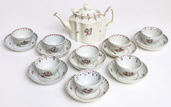 18th Century Staffordshire Tea Set
