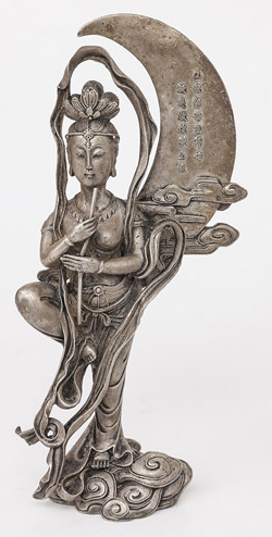 Chinese Bronze of Goddess