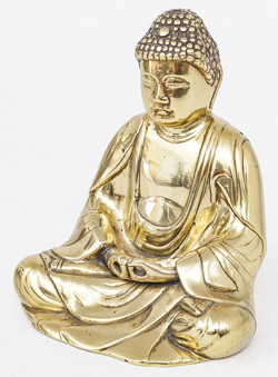 Early Chinese Bronze Seated Buddha