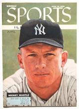 1956 Sports Illustrated w/ Mantle cover