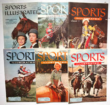 Six Sports Illustrated w/ Horse Covers