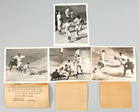 Four 1939 Yankees Original AP Photos