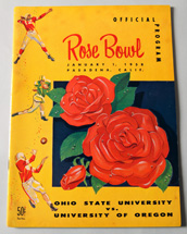 1958 Ohio State Rose Bowl Program