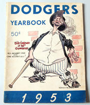 1953 Brooklyn Dodgers Yearbook