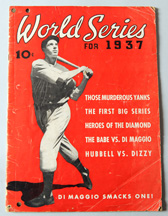 1937 World Series Magazine