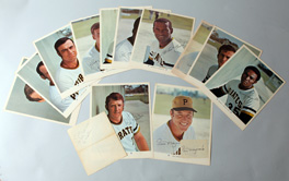 Twelve 1971 Pittsburgh Pirates Photos & Autographs