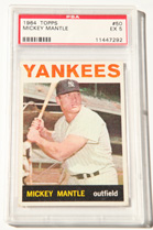 1964 Topps Mickey Mantle Card PSA 5