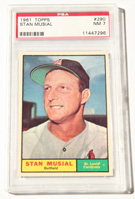 1961 Topps Stan Musial Card PSA 7