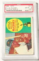 1960 Topps Willie McCovey Card PSA 8 (OC)