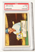 1952 Topps Joe Collins Yankees PSA 6