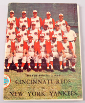 1961 Cincinnati Reds World Series Program