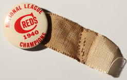 1940 Cincinnati Reds Pin Back Button